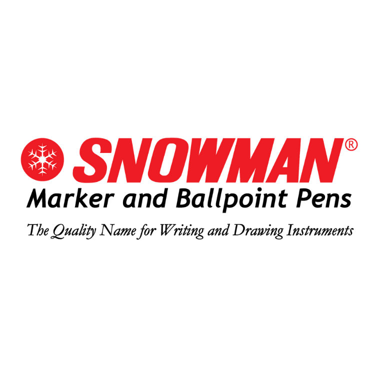 Logo Snowman (Merek marker/spidol dan pulpen)