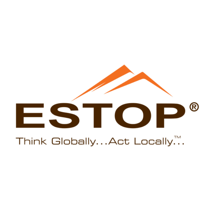 Logo EStop® (Merek material konstruksi/bahan kimia)